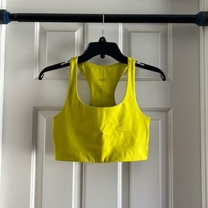 girlfriend collective Chartreuse Paloma Bra